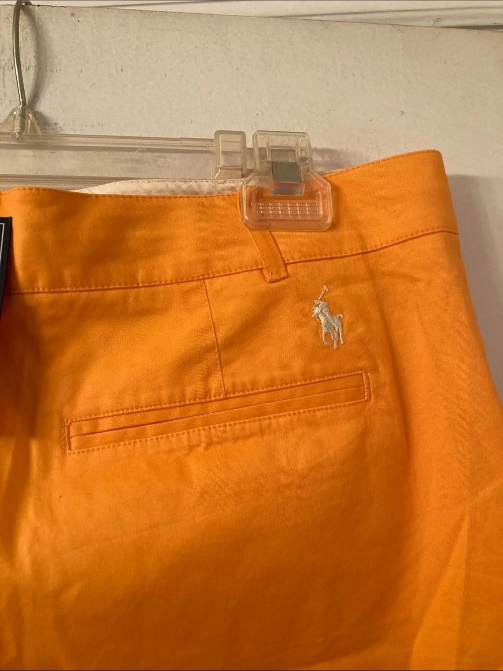 NWT Ralph Lauren Bright Orange Women's Bermuda Shorts